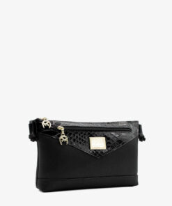 Bolsa Tiracolo Cavalinho Cherry Blossom Preto