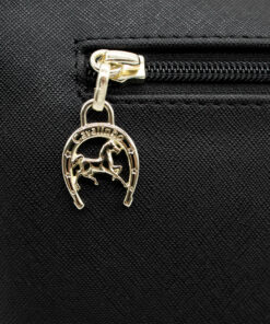 Bolsa Tiracolo Cavalinho Cherry Blossom Preto