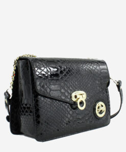 Bolsa Tiracolo Cavalinho Galope Preto