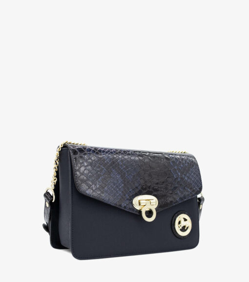 Bolsa Tiracolo Cavalinho Cherry Blossom Azul