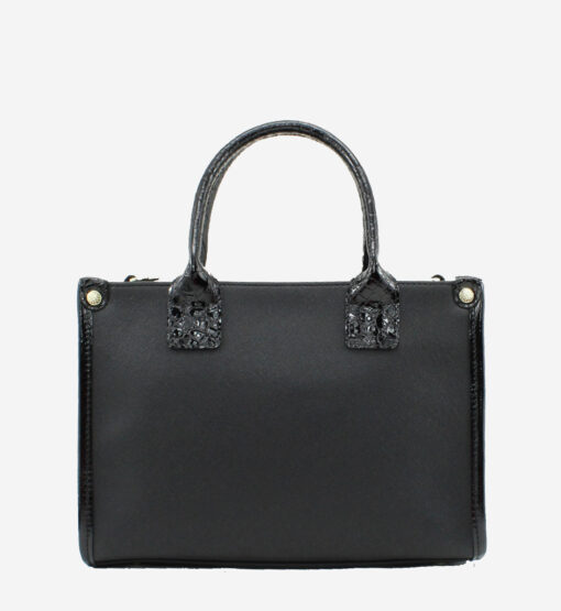 Bolsa Mão Cavalinho Cherry Blossom Preto