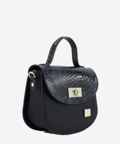 Bolsa Mão Cavalinho Cherry Blossom Azul