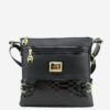 Bolsa Tiracolo Cavalinho Cherry Blossom Preto