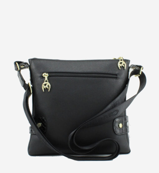 Bolsa Tiracolo Cavalinho Cherry Blossom Preto