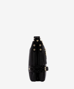 Bolsa Tiracolo Cavalinho Cherry Blossom Preto