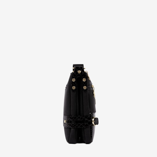 Bolsa Tiracolo Cavalinho Cherry Blossom Preto