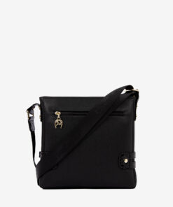 Bolsa Tiracolo Cavalinho Cherry Blossom Preto