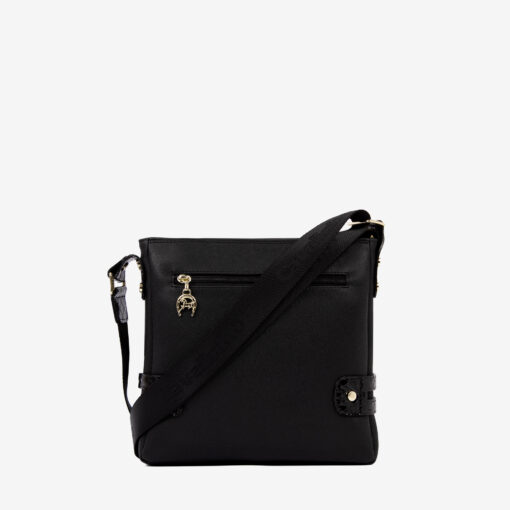 Bolsa Tiracolo Cavalinho Cherry Blossom Preto