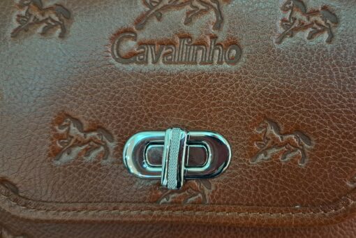 Bolsa Mão Cavalinho Cavalo Lusitano Camel