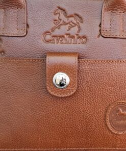 Bolsa Mão Cavalinho Cavalo Lusitano Camel
