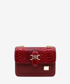 Bolsa Tiracolo Cavalinho Cherry Blossom Bordô