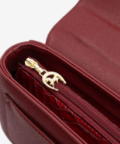 Bolsa Tiracolo Cavalinho Cherry Blossom Bordô