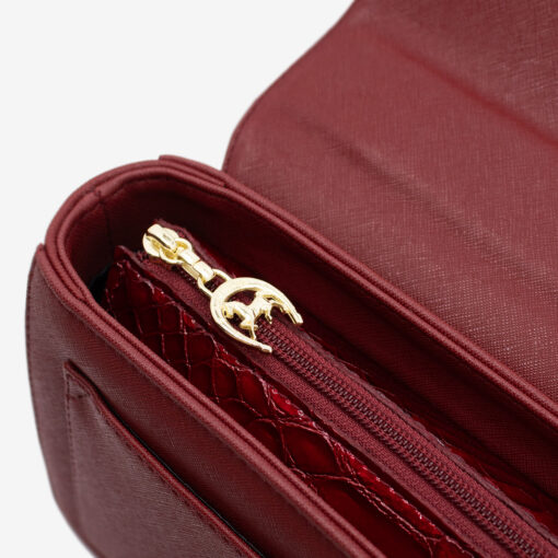 Bolsa Tiracolo Cavalinho Cherry Blossom Bordô