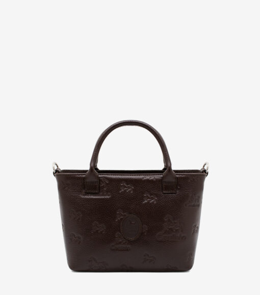 Mini Bolsa Mão Cavalinho Cavalo Lusitano Castanha