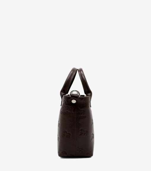 Mini Bolsa Mão Cavalinho Cavalo Lusitano Castanha