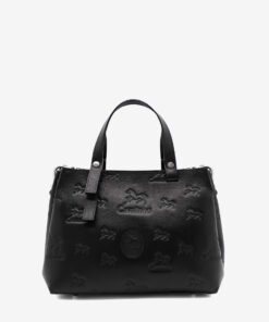 Bolsa Mão Cavalinho Cavalo Lusitano Preta