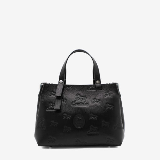 Bolsa Mão Cavalinho Cavalo Lusitano Preta