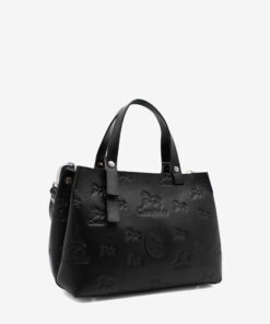 Bolsa Mão Cavalinho Cavalo Lusitano Preta