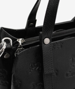 Bolsa Mão Cavalinho Cavalo Lusitano Preta