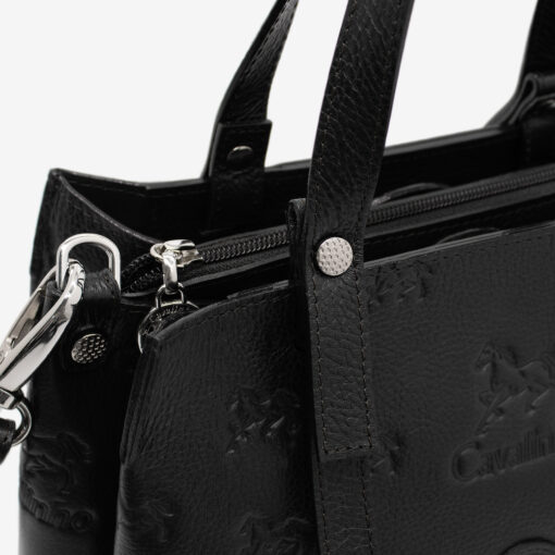 Bolsa Mão Cavalinho Cavalo Lusitano Preta