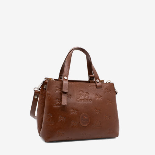 Bolsa Mão Cavalinho Cavalo Lusitano Camel
