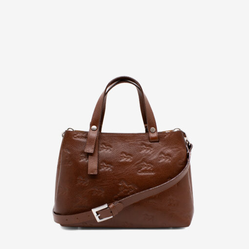 Bolsa Mão Cavalinho Cavalo Lusitano Camel