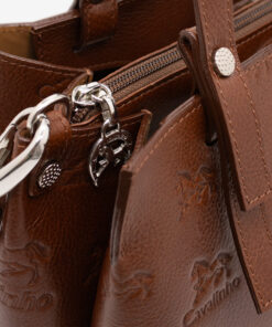 Bolsa Mão Cavalinho Cavalo Lusitano Camel