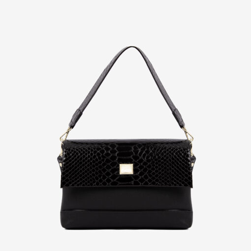 Bolsa Mão Cavalinho Cherry Blossom Preto