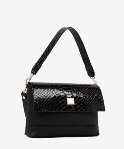 Bolsa Mão Cavalinho Cherry Blossom Preto