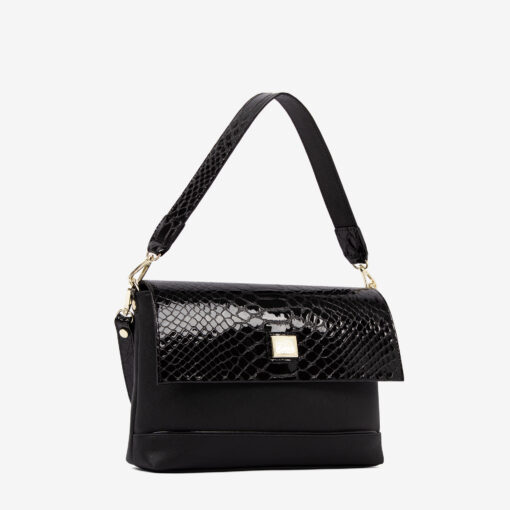 Bolsa Mão Cavalinho Cherry Blossom Preto
