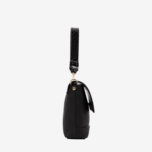 Bolsa Mão Cavalinho Cherry Blossom Preto