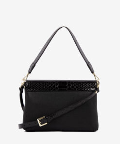 Bolsa Mão Cavalinho Cherry Blossom Preto