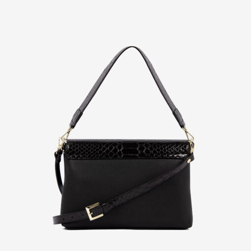 Bolsa Mão Cavalinho Cherry Blossom Preto