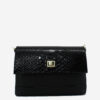 Bolsa Mão Cavalinho Cherry Blossom Preto