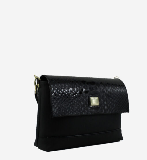Bolsa Mão Cavalinho Cherry Blossom Preto