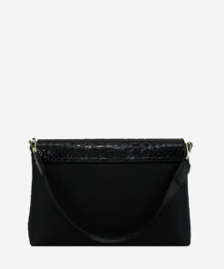 Bolsa Mão Cavalinho Cherry Blossom Preto