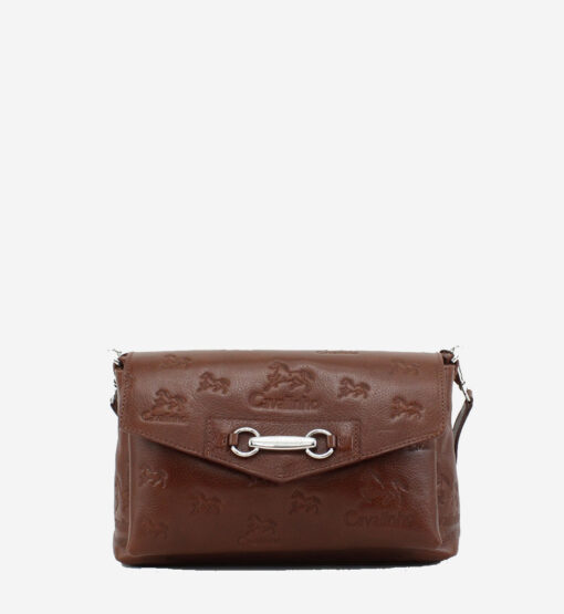 Bolsa Mão Cavalinho Cavalo Lusitano Camel