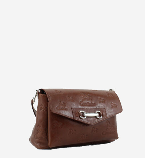 Bolsa Mão Cavalinho Cavalo Lusitano Camel