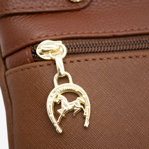 Bolsa Tiracolo Cavalinho Ciao Bella Camel