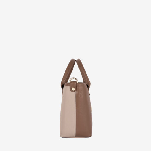 Mini Bolsa Mão Cavalinho Soft Skin Bege
