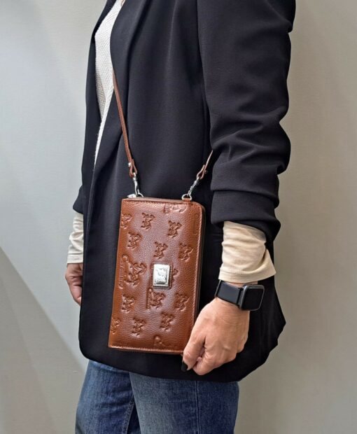 Bolsa Telemóvel Cavalinho Cavalo Lusitano Camel