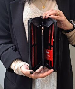 Bolsa Telemóvel Cavalinho Cavalo Lusitano Preto