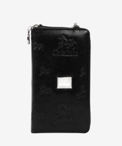 Bolsa Telemóvel Cavalinho Cavalo Lusitano Preto