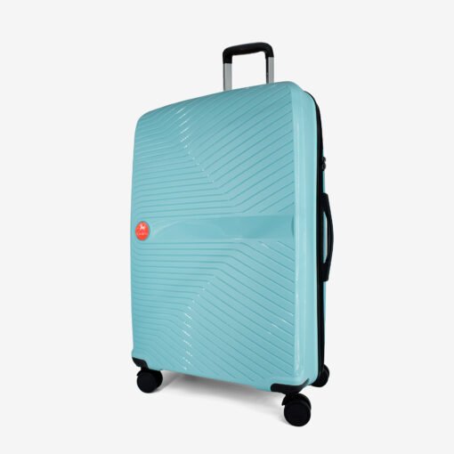 Trolley Cavalinho Grande Colorful Azul Pastel
