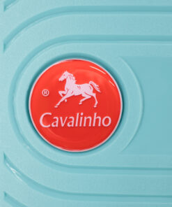 Trolley Cavalinho Grande Colorful Azul Pastel