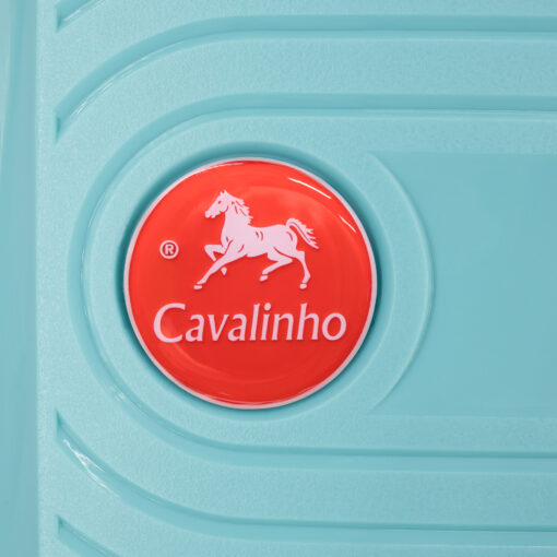 Trolley Cavalinho Grande Colorful Azul Pastel