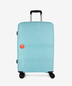 Trolley Cavalinho Médio Colorful Azul Pastel