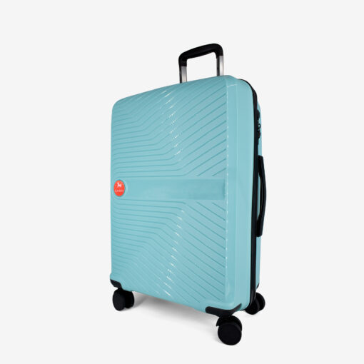 Trolley Cavalinho Médio Colorful Azul Pastel