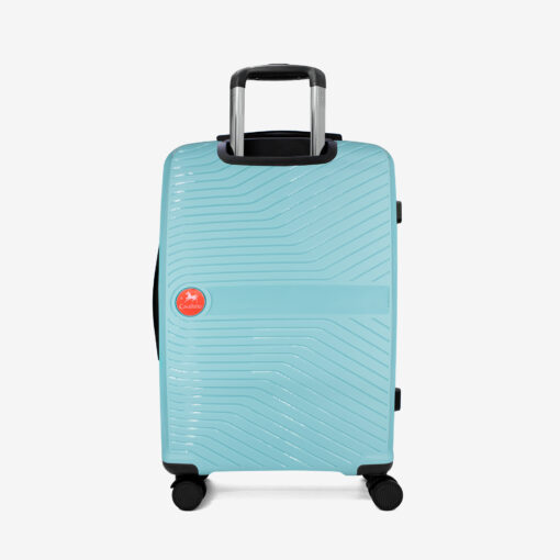 Trolley Cavalinho Médio Colorful Azul Pastel