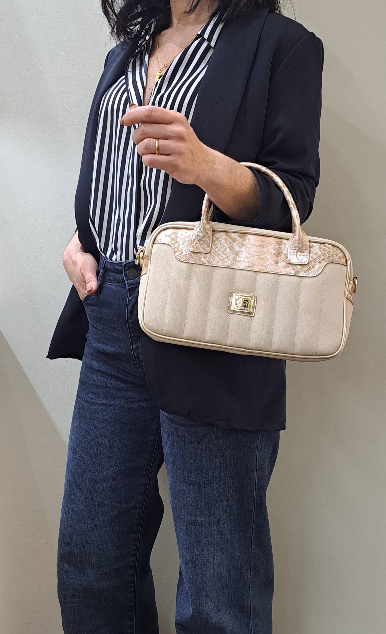 Mala Mão Cavalinho Grace Bege - Image 2